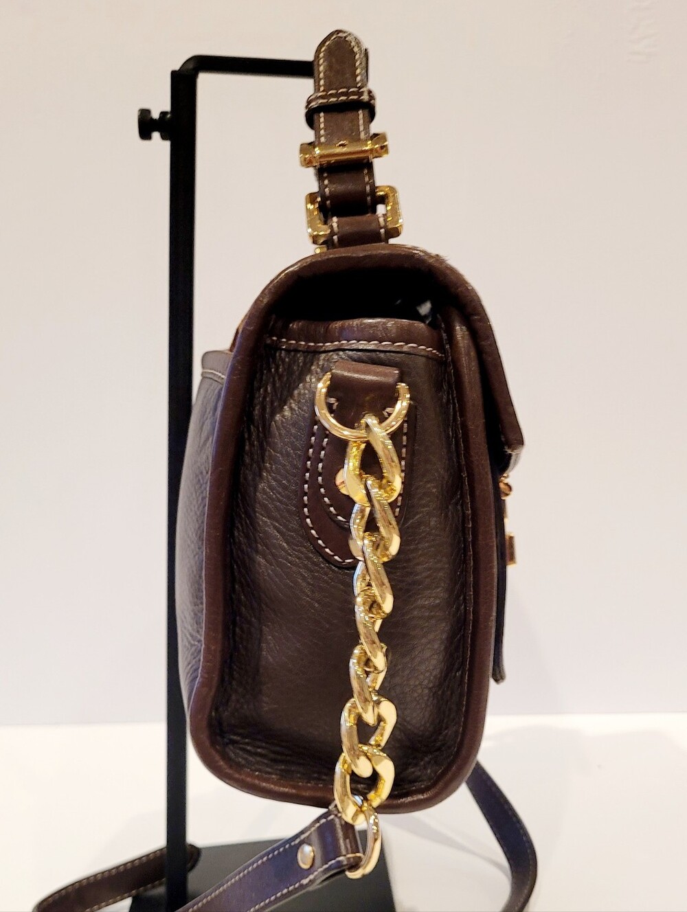 Michael Kors Leopard-Print Calf Hair Satchel - Picture 3 of 9